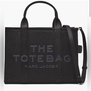 Marc Jacobs Medium Leather Tote black